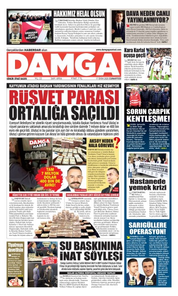 DAMGA 17 Ekim Cumartesi Sayfaları