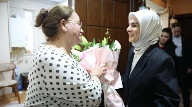 Gönüllü anneye evinde ziyaret
