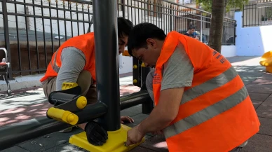 Esenyurt'ta bir park daha yenilendi