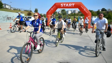 Beylikdüzü'nde pedallar sağlık için dönüyor