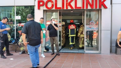 Hastanede yangın paniği yaşandı