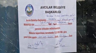 Avcılar'da kolonların kesildiği iddia edilen iş yeri mühürlendi