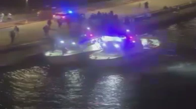 İki kişi Haliç Köprüsü'nden suya atladı!