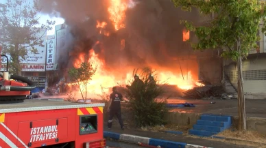 İSTOÇ'ta korkutan yangın: 17 iş yerine sıçradı