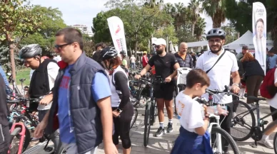 Kadıköy'de pedallar hareketlilik haftası için çevrildi