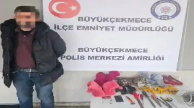 Büyükçekmece’de su sayacı hırsızı suçüstü yakalandı