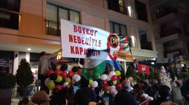 Üsküdar'da hamburgeci protestosu