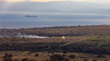Çanakkale'de tanksavar atışları yapıldı