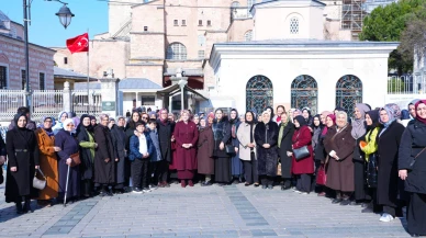 Ayasofya'dan dualar yükseldi