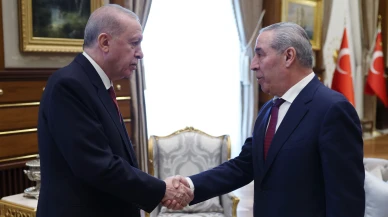 Cumhurbaşkanı Erdoğan, Filistin Devlet Başkan Yardımcısı Hüseyin eş-Şeyh'i kabul etti