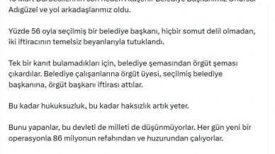 Özgür Özel: Bu düzeni değiştirene kadar durmayacağız