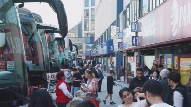 Otogarda bayram yoğunluğu var