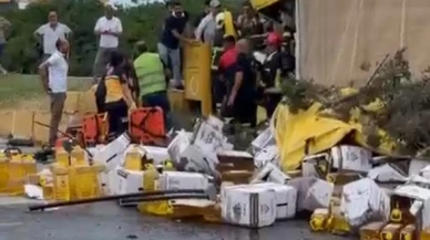 Mersin'de TIR'lar çarpıştı: 1 ölü, 2 yaralı