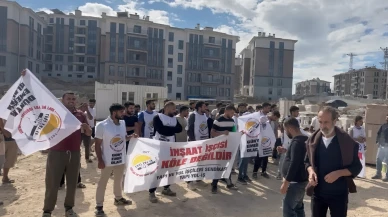 İnşaat işçisi isyan etti