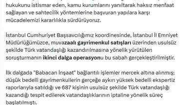 Usulsüz vatandaşlık soruşturmasında 72 gözaltı