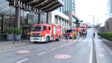Üsküdar’da alışveriş merkezinde çıkan yangın söndürüldü