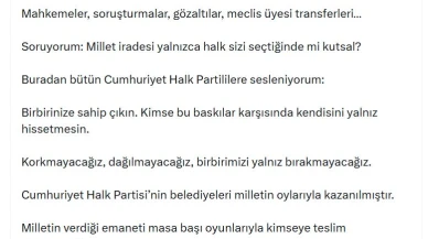 Kılıçdaroğlu: Milletin verdiği emaneti masa başı oyunlarıyla kimseye teslim etmeyeceğiz