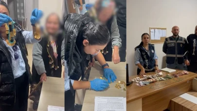 Esenyurt'ta dilencinin ceplerinden çil çil altın çıktı!