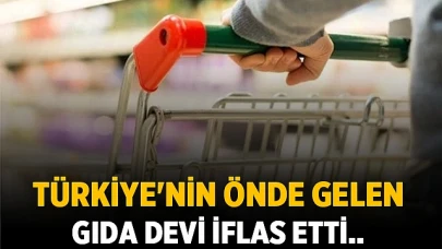 Dev gıda şirketi iflas etti!