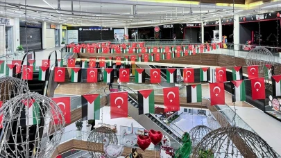 İstanbul'da ki AVM'ler bir günlük kazançlarını Gazze'ye yolluyor