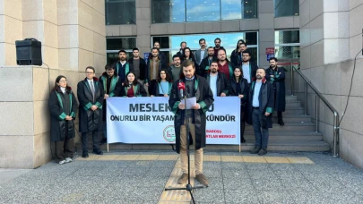 İstanbul barosu avukatlarından mağdur meslektaşlarına destek!