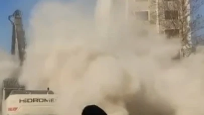 Beylikdüzü'nde 10 katlı bina çöktü