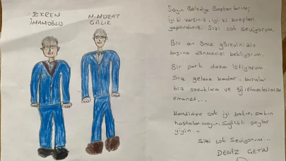 Çocuklar Çalık'a mektup gönderdi