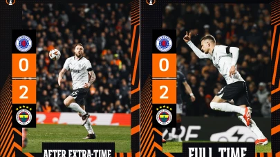 Fenerbahçe,  Rangers'a penaltılarla elenerek Avrupa'ya veda etti
