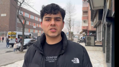 Kendi arabasının peşine düştü!