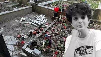 Mezara güvenlik kameralı önlem