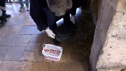 Tarihi çarşı ilaçlandı