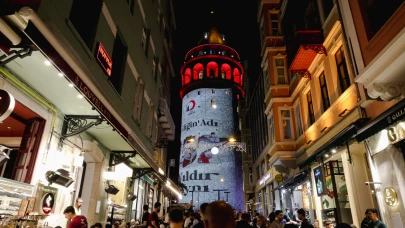Her taraf kıpkırmızı!