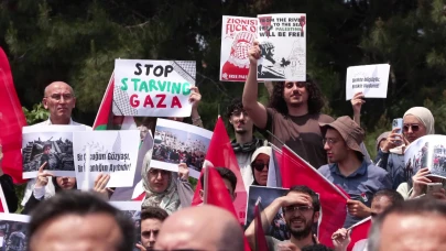 Yıldız'lı öğrenciler Filistin için yürüdü