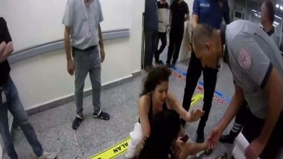 Taksim'de polisi tehdit edip doktorlara saldıran 2 kadın yeniden yargılanacak