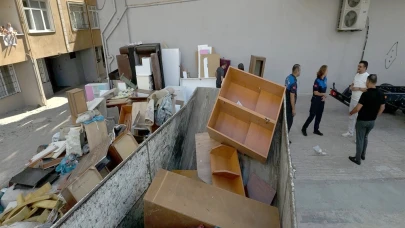 Kiracı eşyaları kullanılamaz hale getirip kaçtı