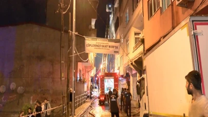 Beyoğlu'nda korkutan olay: Yangında tüp patladı