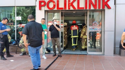 Hastanede yangın paniği yaşandı