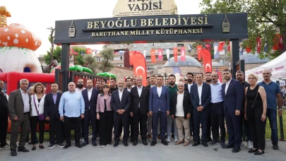 Baruthane yaşam vadisi Beyoğlu'nda hizmete açıldı