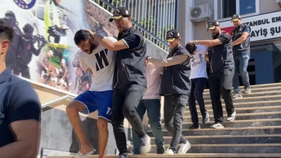 İş insanı tehdit edip para isteyen şüphelilere polis baskını!