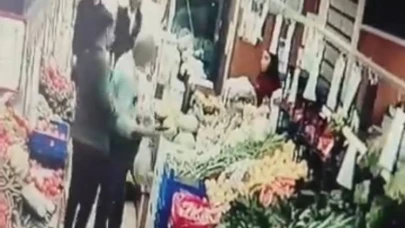 Küçükçekmece’de alışveriş yapan kadına yumruklu saldırı!