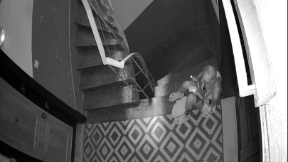 Terk eden eski sevgilisinin evini bastı