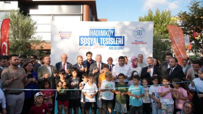 Hadımköy'de yeni sosyal tesis hizmete açıldı