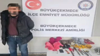 Büyükçekmece’de su sayacı hırsızı suçüstü yakalandı