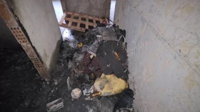 İnşaattan yanmış ceset çıktı!