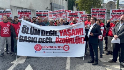 Güvenlik çalışanları hak arayışında