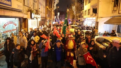 Ramazan'ı fener alayıyla karşıladılar