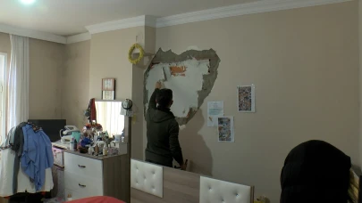 Ev başlarına yıkılacaktı!