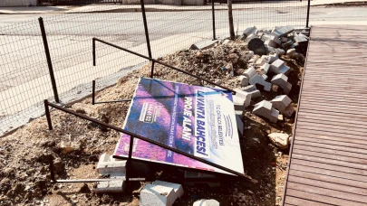 Bahçe olacaktı çöplük oldu!