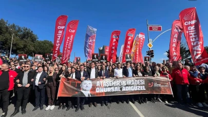 Ataşehir halk iradesi için yürüdü