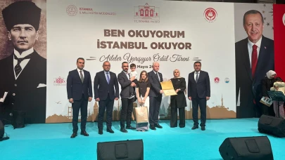 'Ben Okuyorum İstanbul Okuyor' Projesi'nde İstanbul birincisi Esenyurt'tan Tuba Öztürk oldu